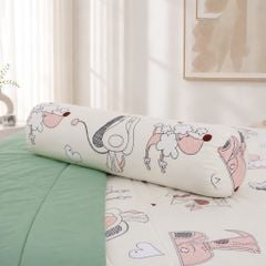 ST200057- Bộ chăn ga gối Microfiber STEFANI