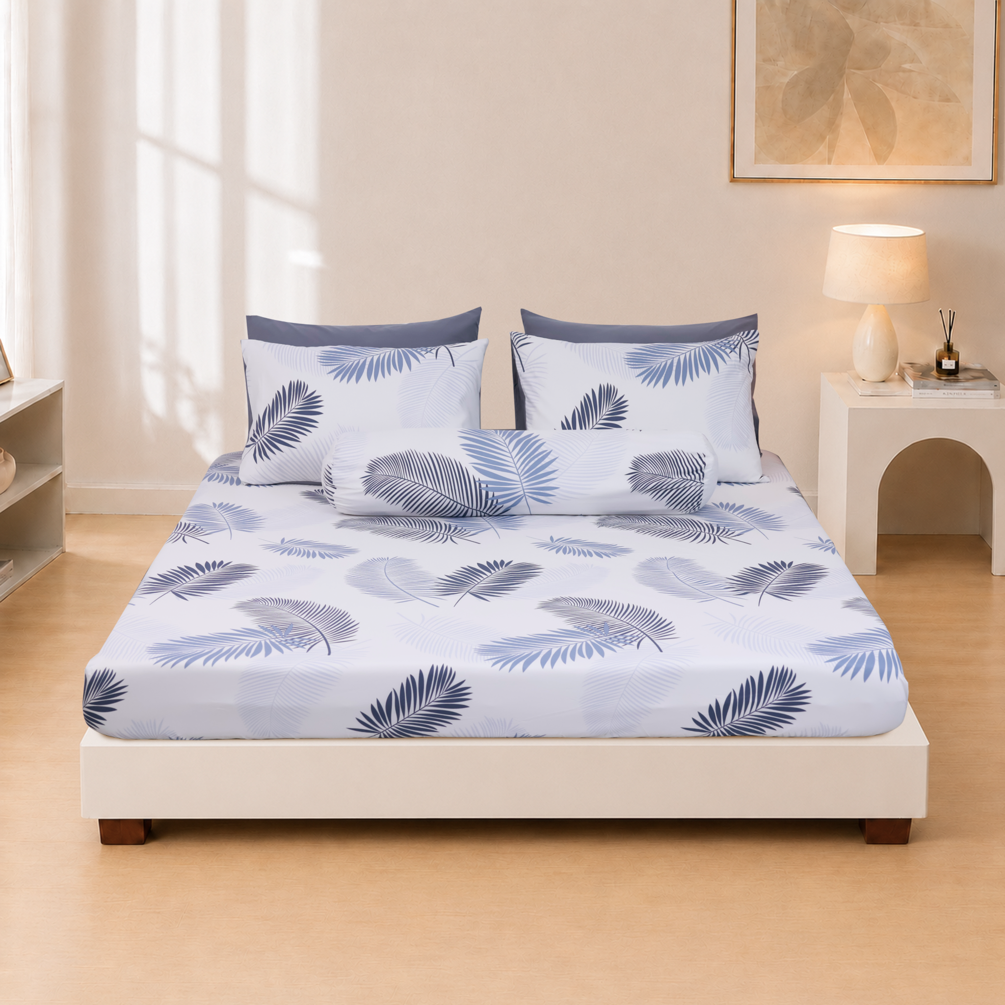 ST200059 - Bộ chăn ga gối Microfiber STEFANI