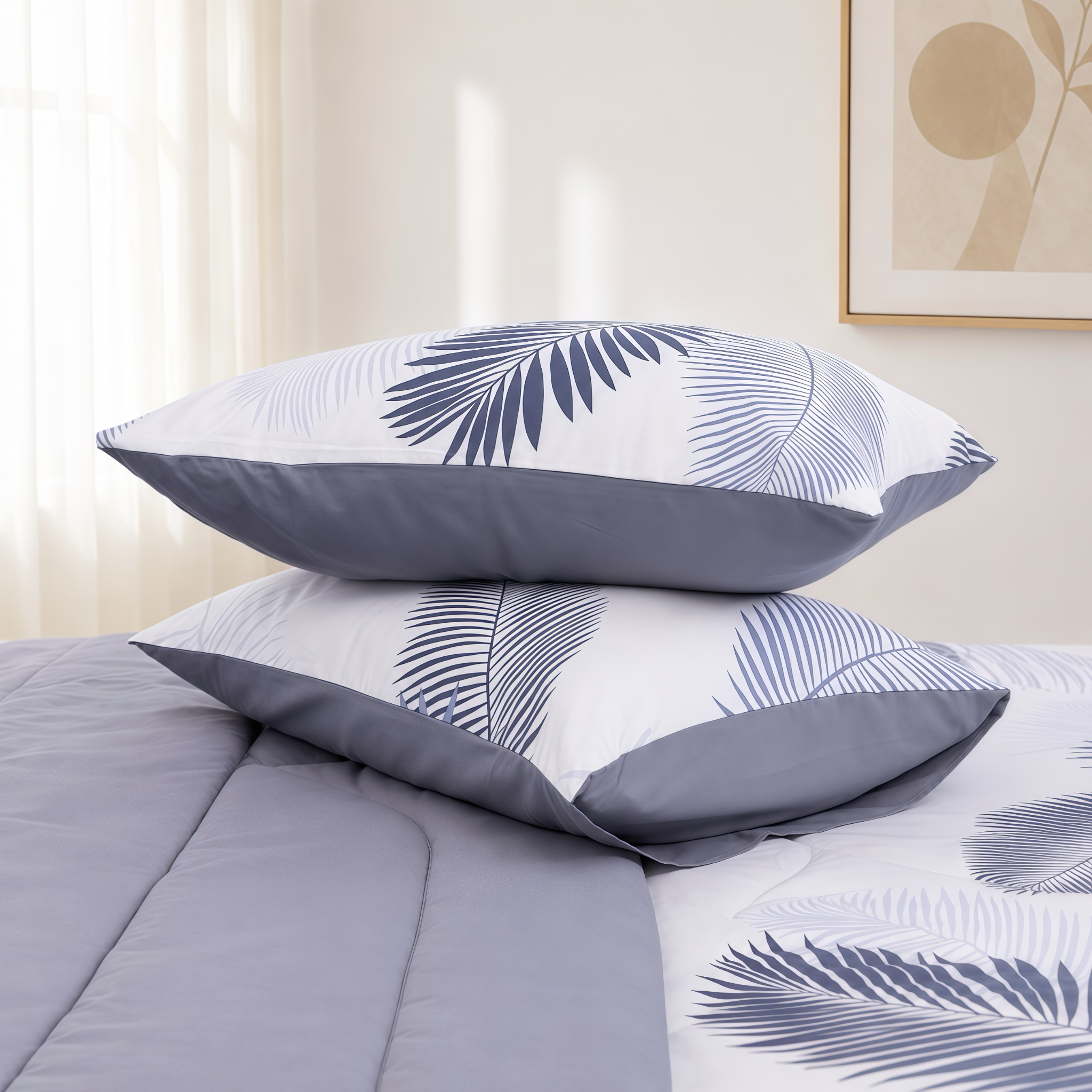 ST200059 - Bộ chăn ga gối Microfiber STEFANI