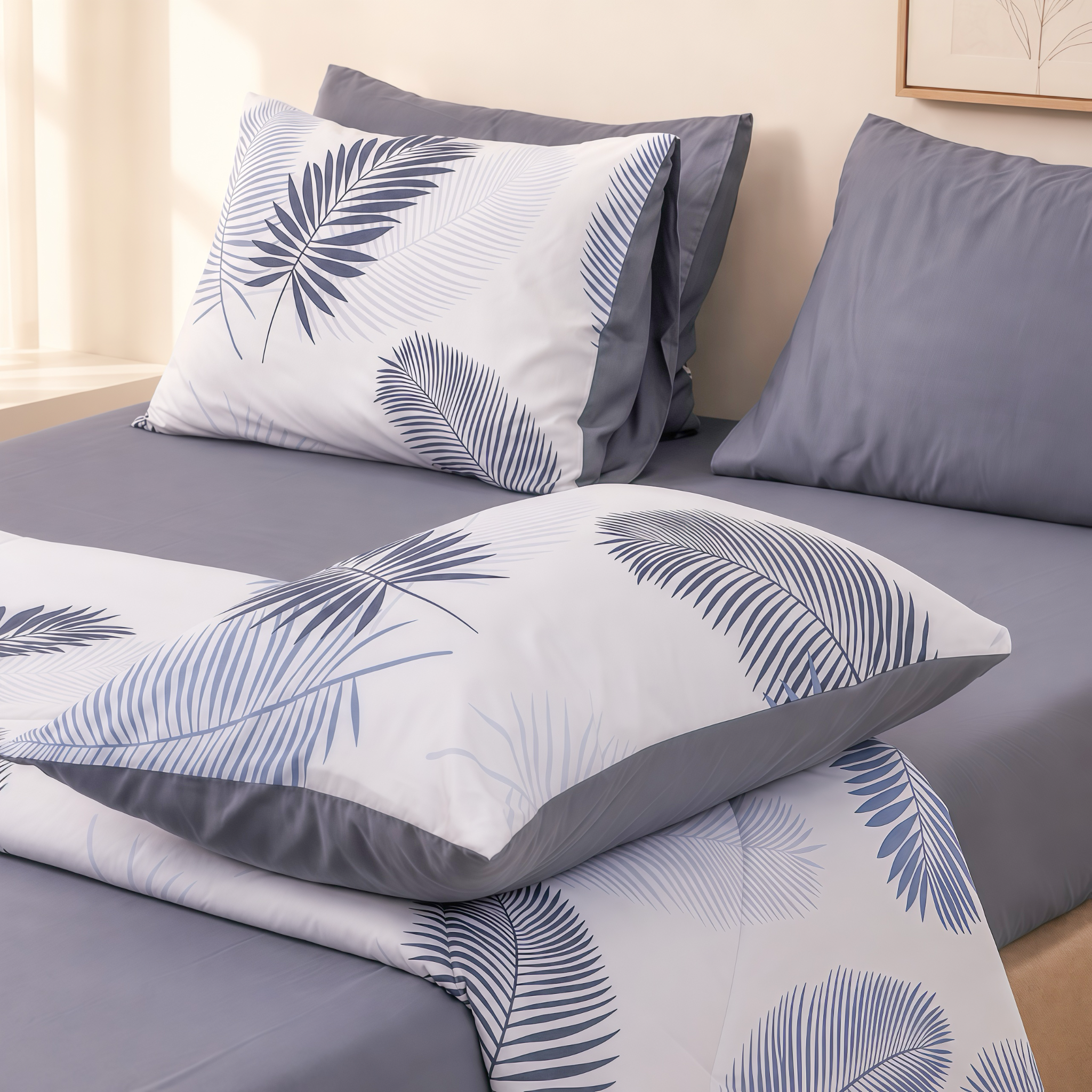 ST200059 - Bộ chăn ga gối Microfiber STEFANI