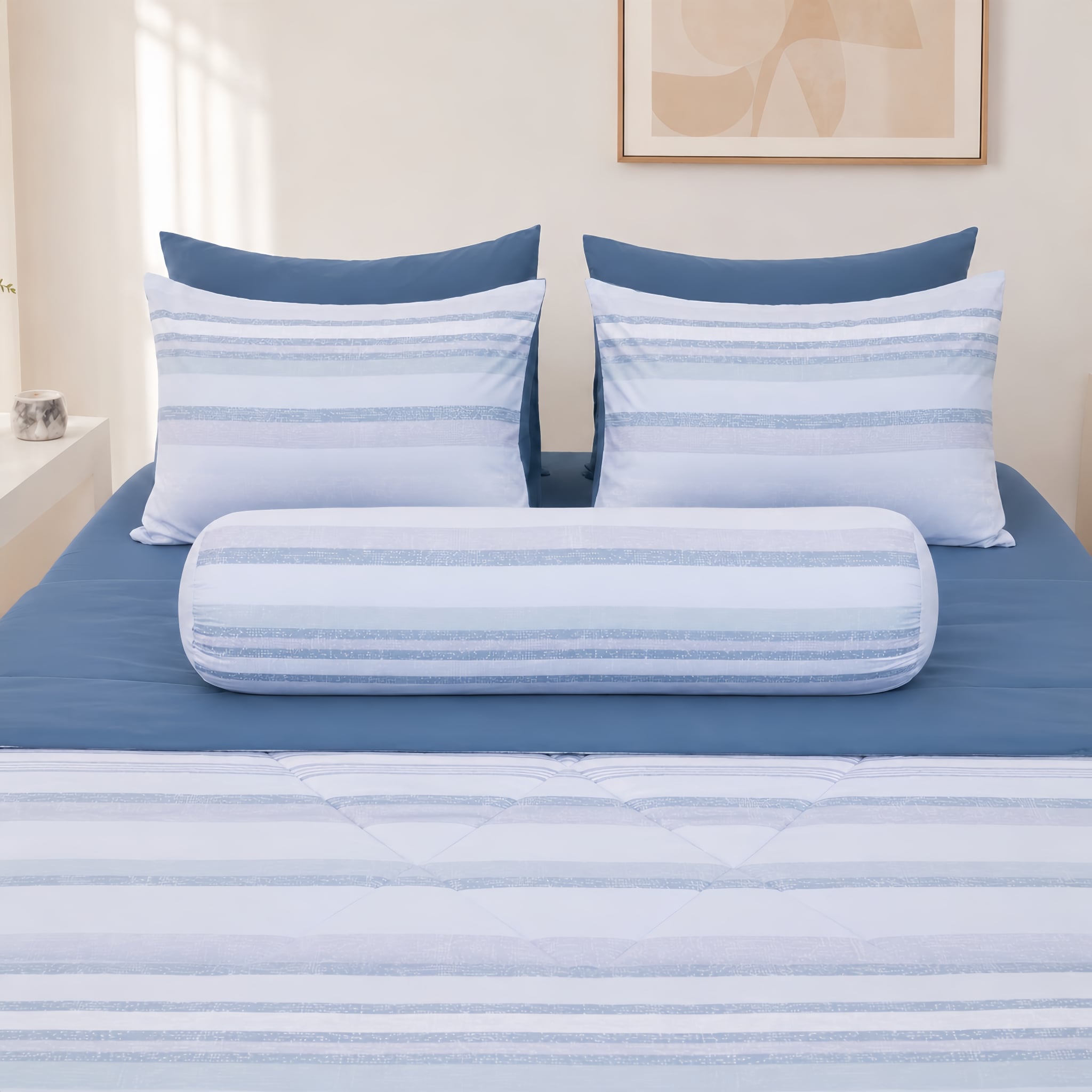 ST200060 - Bộ chăn ga gối Microfiber STEFANI