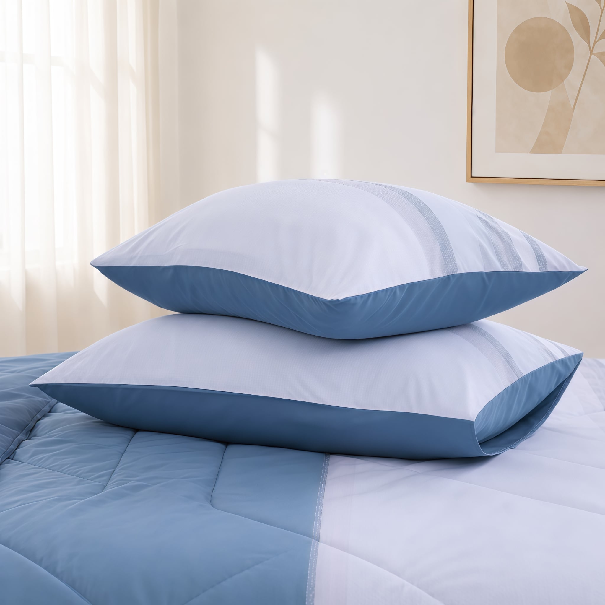 ST200060 - Bộ chăn ga gối Microfiber STEFANI