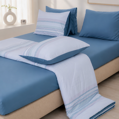ST200060 - Bộ chăn ga gối Microfiber STEFANI
