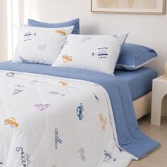 ST200061 - Bộ chăn ga gối Microfiber STEFANI