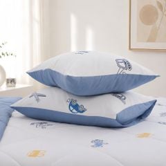 ST200061 - Bộ chăn ga gối Microfiber STEFANI