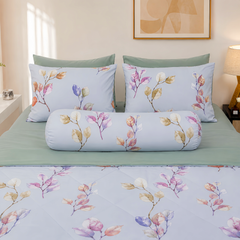 ST200063 - Bộ chăn ga gối Microfiber STEFANI
