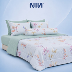 ST200063 - Bộ chăn ga gối Microfiber STEFANI