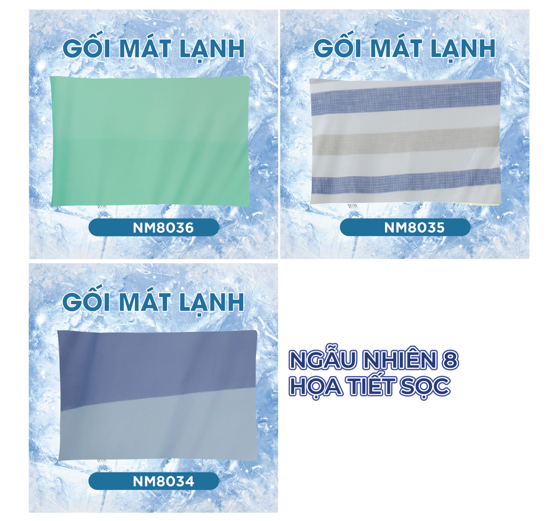 Ruột gối nằm I COOL Advance hoa văn NIN House