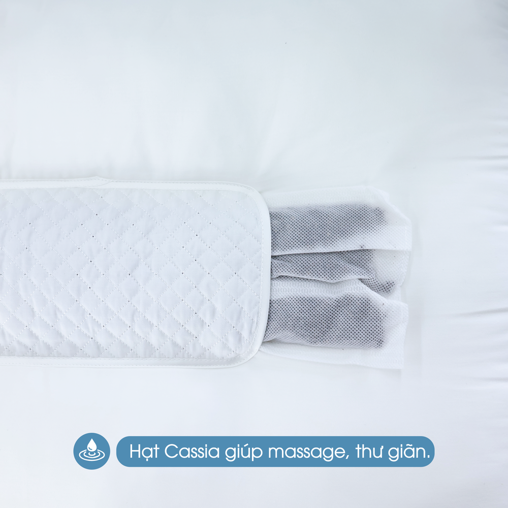 Gối thư giãn Super Fine Plant Coolong NIN House 48x74cm thảo dược, chăm sóc vai gáy cổ