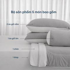 Mist Grey - Bộ chăn ga gối NIN Cool Plus