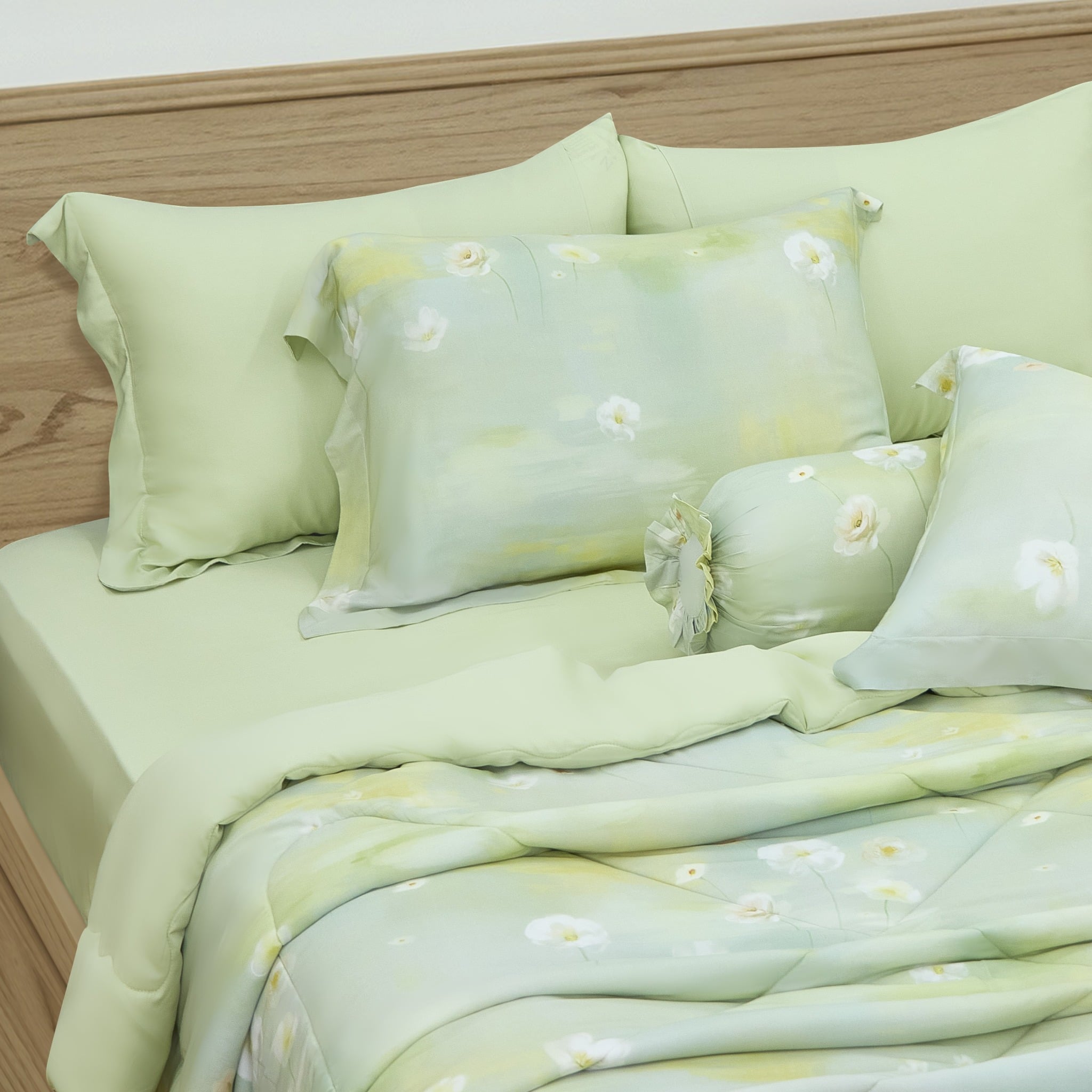 VC9009 - Bộ chăn ga gối NIN Valletta 100% Viscose