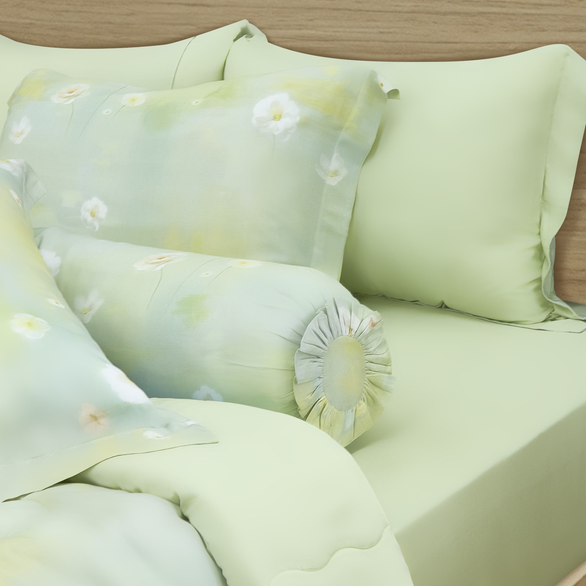 VC9009 - Bộ chăn ga gối NIN Valletta 100% Viscose