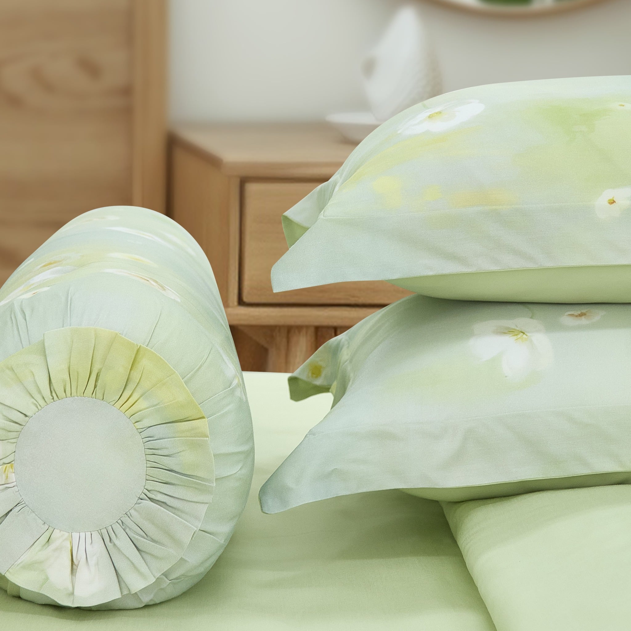 VC9009 - Bộ chăn ga gối NIN Valletta 100% Viscose