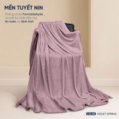 Mền Tuyết NIN - Violet Spring Light