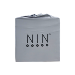 Bộ ga gối NIN Bamboo màu xám Grey