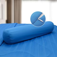 C190715 - Bộ chăn ga gối Microfiber NIN CLASSIC Xanh Cobalt