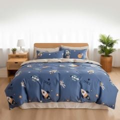 CT220041 - Bộ chăn ga gối Microfiber NIN Calisto