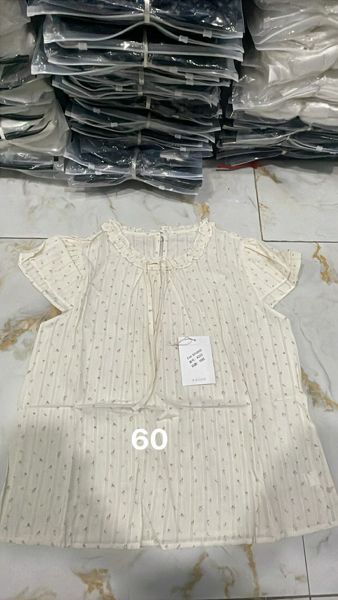  áo cổ bèo cánh tiên hoa tuylip 