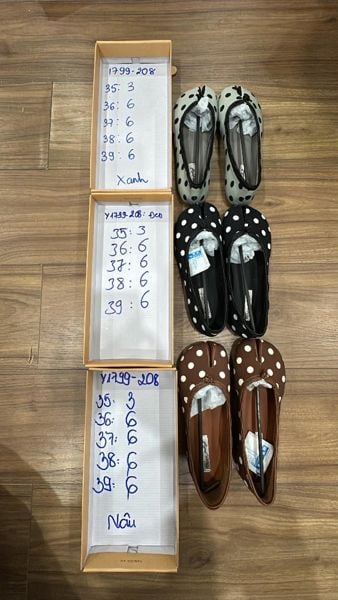  giày bb bi trắng 39 