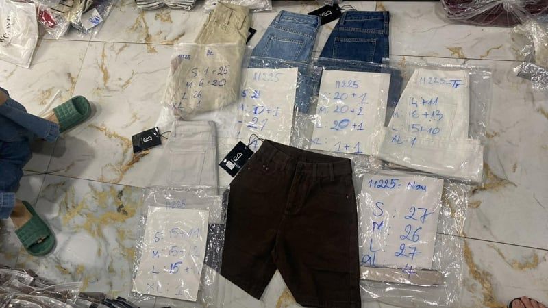  quần short 11225 be S 