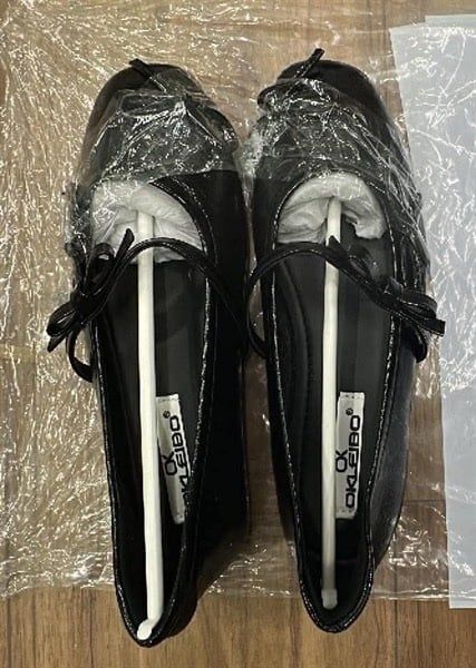  Giày bb 2 nơ đen 35 