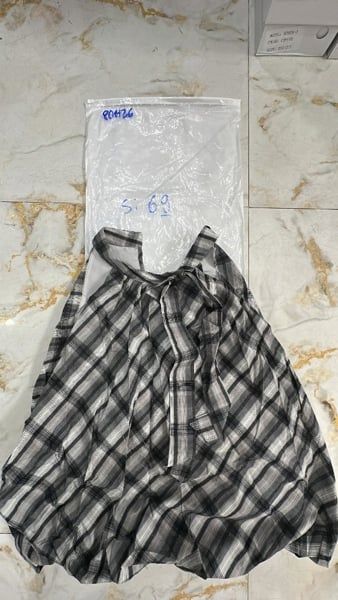  Áo bí yếm caro 