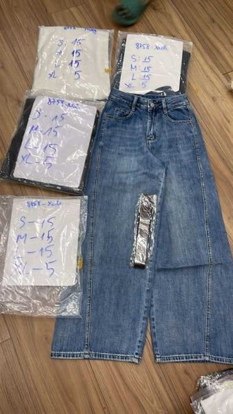  quần jeans 8758 trắng L 