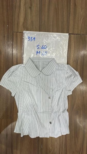 áo somi sọc nút tim S 