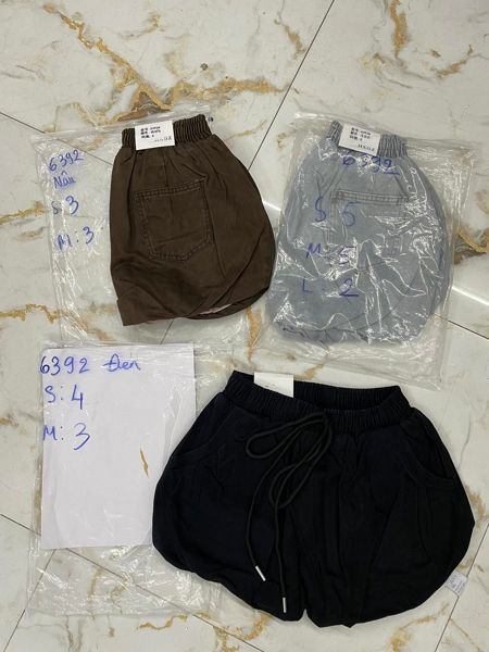  quần short bí đen 6392 M 