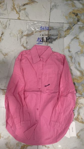  Somi thêu chữ đen màu hồng 5692 