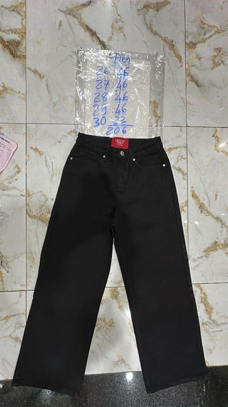 Quần jeans suôn trơn trắng 27 