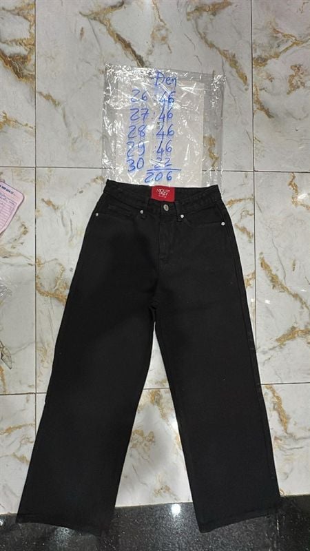  Quần jeans suôn trơn trắng 27 