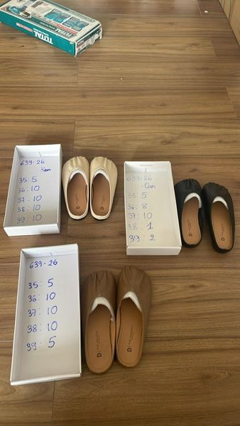 dép sục nhún mũi kem 35 