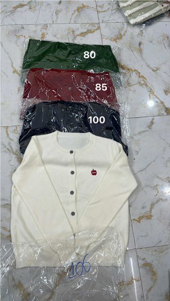  áo khoác CDG táo trắng 