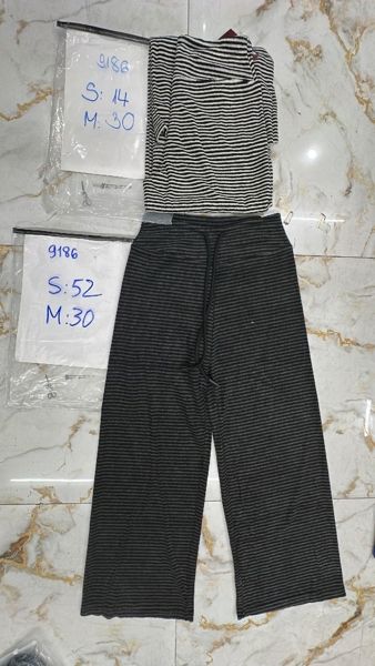  quần nỉ sọc đậm M 