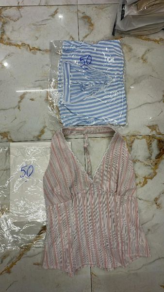  áo yếm linen hồng 