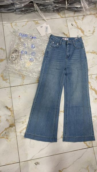  quần jeans loe 872859 kem L 