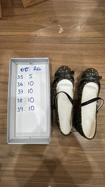  giày bb 1085 rêu hoa nhí 35 