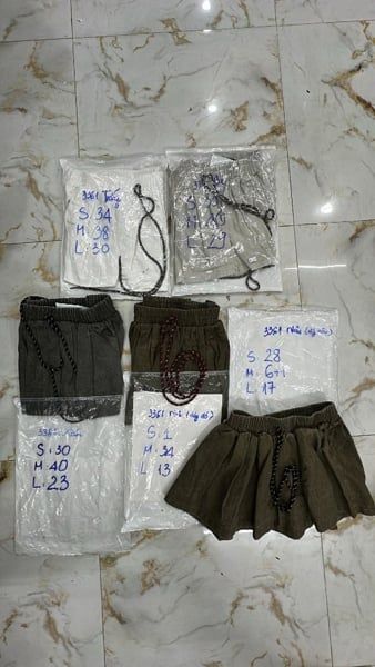  CV mini xoè kaki dây dù xám M 