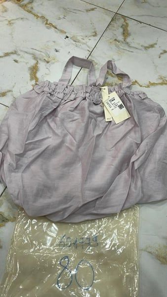  áo yếm bí đính hoa tím 