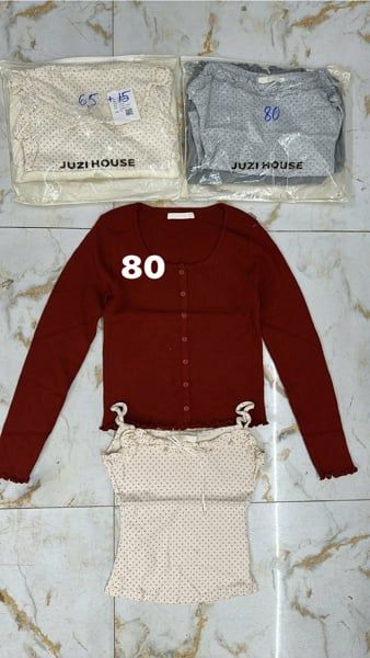  set áo len + áo dây bi kem 