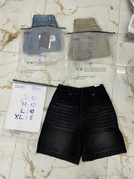  quần short Z6700 đen M 