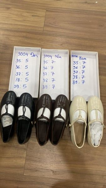  Giày bb quai y kem 36 