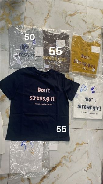  áo dont stress girl xám 