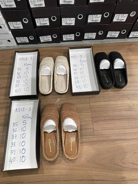  dép sục cói đen 36 