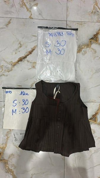  Áo sn babydoll nâu S 
