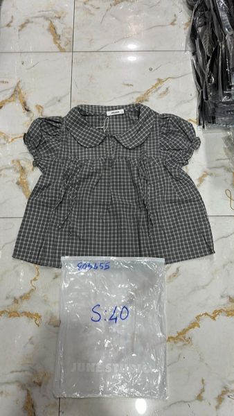  áo cổ sen caro bbd 