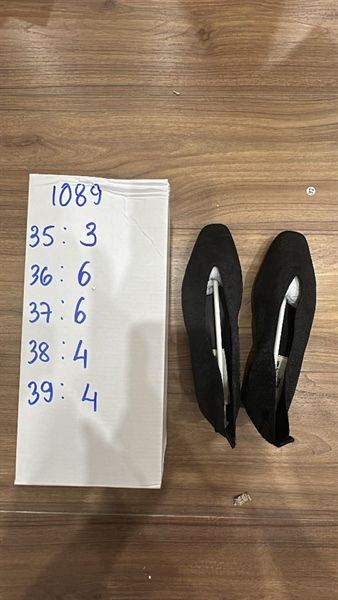  giày gấm đen 35 
