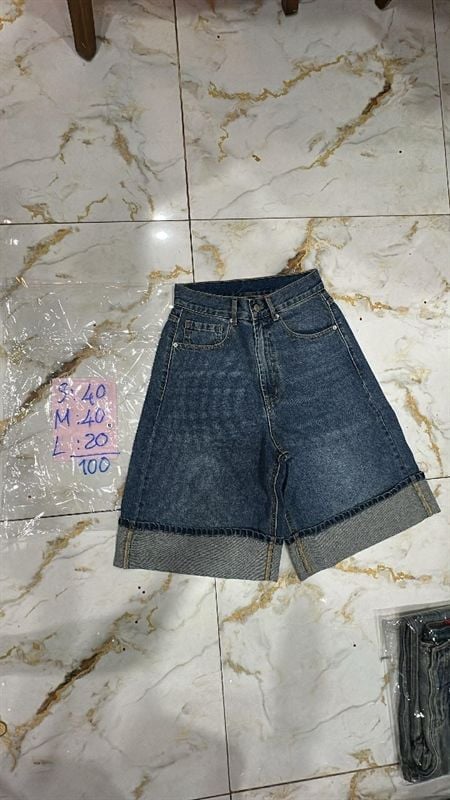  Quần short đùi lật lai L 