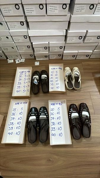  dép sục rọ da nâu 38 